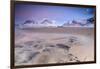 Full Moon Reflected on Sand in the Surreal Scenery of Skagsanden Beach, Flakstad, Nordland County-Roberto Moiola-Framed Premium Photographic Print