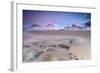 Full Moon Reflected on Sand in the Surreal Scenery of Skagsanden Beach, Flakstad, Nordland County-Roberto Moiola-Framed Photographic Print