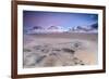 Full Moon Reflected on Sand in the Surreal Scenery of Skagsanden Beach, Flakstad, Nordland County-Roberto Moiola-Framed Photographic Print