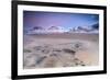 Full Moon Reflected on Sand in the Surreal Scenery of Skagsanden Beach, Flakstad, Nordland County-Roberto Moiola-Framed Photographic Print