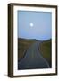 Full Moon Rising above Road, Summer-Philip Nealey-Framed Photographic Print