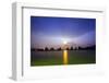 Full Moon Rising over Rock Stacks, Hashikuiiwa, Wakayama Prefecture, Honshu, Japan, Asia-Christian Kober-Framed Photographic Print