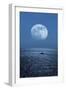 Full Moon Rising Over the Sea-Detlev Van Ravenswaay-Framed Premium Photographic Print