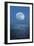 Full Moon Rising Over the Sea-Detlev Van Ravenswaay-Framed Photographic Print