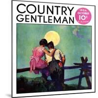 "Full Moon Romance," Country Gentleman Cover, October 1, 1934-Phil Lyford-Mounted Giclee Print