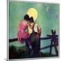 "Full Moon Romance,"October 1, 1934-Phil Lyford-Mounted Giclee Print