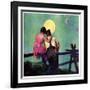 "Full Moon Romance,"October 1, 1934-Phil Lyford-Framed Giclee Print