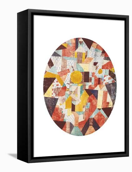 Full Moon Within Walls-Paul Klee-Framed Stretched Canvas