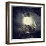 Full Moon-Paula Belle Flores-Framed Art Print