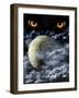 Full Moon-frenta-Framed Art Print