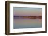 Full moonrise over Fort Peck Reservoir in the Charles M Russell National Wildlife Refuge, Montana.-Chuck Haney-Framed Photographic Print