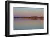 Full moonrise over Fort Peck Reservoir in the Charles M Russell National Wildlife Refuge, Montana.-Chuck Haney-Framed Photographic Print