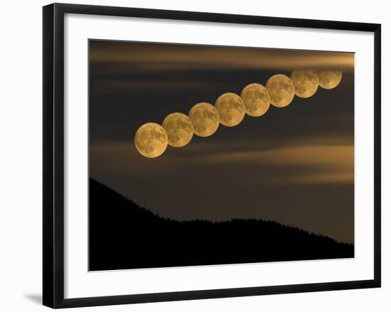 Full Moonrise-Stocktrek Images-Framed Photographic Print