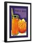 Full O' Juice-null-Framed Art Print