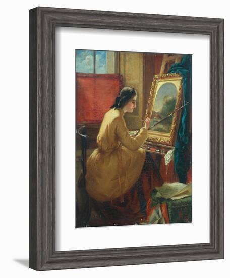 Full Of Promise, 1859-William Henry Millais-Framed Giclee Print