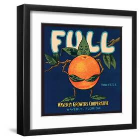 Full Oranges-null-Framed Art Print