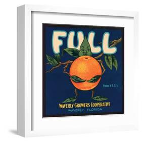 Full Oranges-null-Framed Art Print