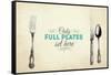 Full Plates-null-Framed Stretched Canvas