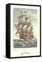 Full-Rigged Clipper Ship-null-Framed Stretched Canvas