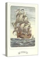 Full-Rigged Clipper Ship-null-Stretched Canvas