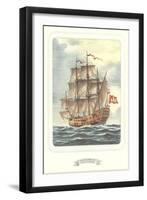 Full-Rigged Clipper Ship-null-Framed Art Print