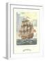 Full-Rigged Clipper Ship-null-Framed Art Print