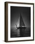 Full Sails During a Night Sailboat Race, with the Sun Peeking over the Horizon-Cornell Capa-Framed Photographic Print