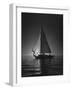 Full Sails During a Night Sailboat Race, with the Sun Peeking over the Horizon-Cornell Capa-Framed Photographic Print