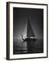 Full Sails During a Night Sailboat Race, with the Sun Peeking over the Horizon-Cornell Capa-Framed Photographic Print