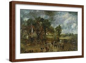 Full Scale Study for "The Hay Wain," circa 1821-John Constable-Framed Giclee Print