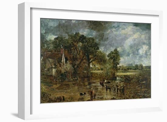 Full Scale Study for "The Hay Wain," circa 1821-John Constable-Framed Giclee Print