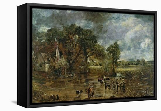 Full Scale Study for "The Hay Wain," circa 1821-John Constable-Framed Stretched Canvas