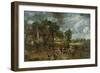 Full Scale Study for "The Hay Wain," circa 1821-John Constable-Framed Premium Giclee Print