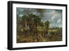 Full Scale Study for "The Hay Wain," circa 1821-John Constable-Framed Premium Giclee Print