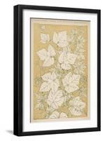 Full-Sized Vine Leaves Traced from Nature-null-Framed Art Print