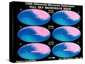 Full Sky Microwave Maps, 1990-null-Stretched Canvas