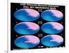 Full Sky Microwave Maps, 1990-null-Framed Giclee Print