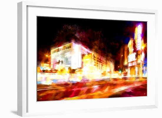 Full Speed - In the Style of Oil Painting-Philippe Hugonnard-Framed Giclee Print