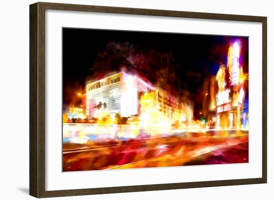 Full Speed - In the Style of Oil Painting-Philippe Hugonnard-Framed Giclee Print