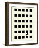 Full Stop-Philip Sheffield-Framed Giclee Print