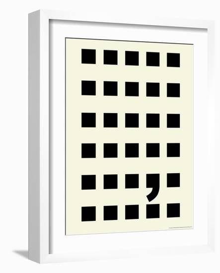 Full Stop-Philip Sheffield-Framed Giclee Print