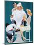 "Full Treatment", May 18,1940-Norman Rockwell-Mounted Giclee Print