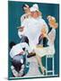 "Full Treatment", May 18,1940-Norman Rockwell-Mounted Giclee Print