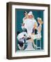 "Full Treatment", May 18,1940-Norman Rockwell-Framed Giclee Print