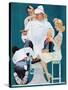 "Full Treatment", May 18,1940-Norman Rockwell-Stretched Canvas