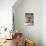 Full view of a Saddle resting on the railing, Tucson, Arizona, USA.-Julien McRoberts-Photographic Print displayed on a wall