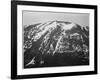 Full View Of Barren Mountain Side With Snow "In Rocky Mountain National Park" Colorado 1933-1942-Ansel Adams-Framed Art Print