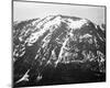 Full view of barren mountain side with snow, in Rocky Mountain National Park, Colorado, ca. 1941-19-Ansel Adams-Mounted Art Print