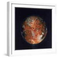 Full View of Io, One of the Moons of Jupiter, 1979-null-Framed Giclee Print