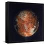 Full View of Io, One of the Moons of Jupiter, 1979-null-Framed Stretched Canvas
